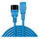 Lindy CABLE POWER IEC EXTENSION 1M/BLUE 30471 LINDY
