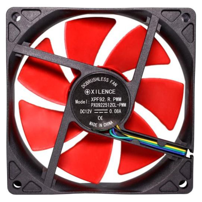 Xilence CASE FAN 92MM REDWING PWM 4PIN/12V XF041 XILENCE