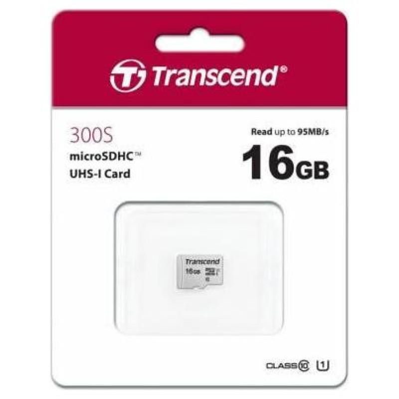 Transcend MEMORY MICRO SDHC 16GB UHS-I/CLASS10 TS16GUSD300S TRANSCEND