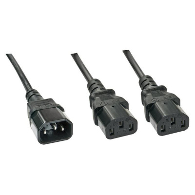 Lindy CABLE POWER C14 TO 2 X C13/1M 30363 LINDY