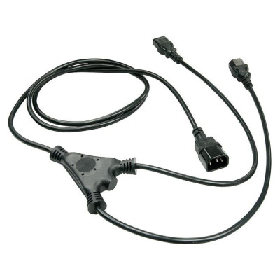 Lindy CABLE POWER C14 TO 2 X C13/1M 30363 LINDY