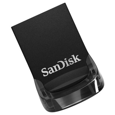 Sandisk Ultra Fit 64GB, USB 3.1 - Small Form Factor Plug & Stay Hi-Speed USB Drive