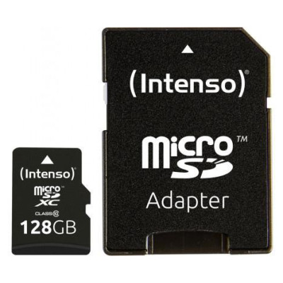 Intenso MEMORY MICRO SDXC 128GB C10/W/ADAPTER 3433491 INTENSO