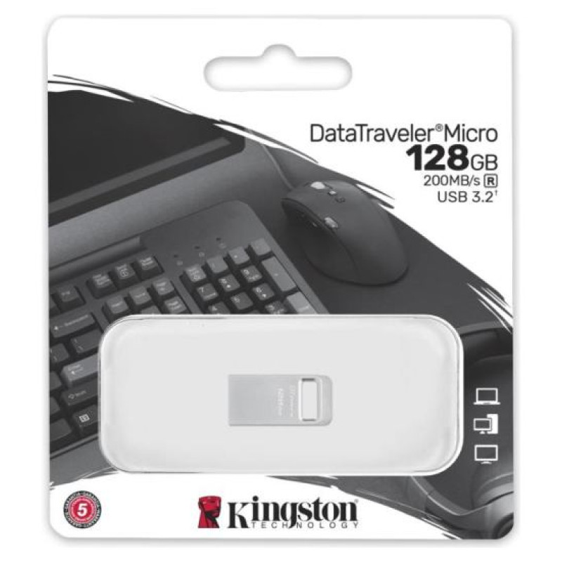 Kingston MEMORY DRIVE FLASH USB3.2 128G/MICRO DTMC3G2/128GB KINGSTON