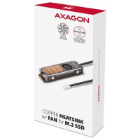 Axagon SSD ACC COOLER M.2 COPPER FAN/CLR-M2FAN AXAGON