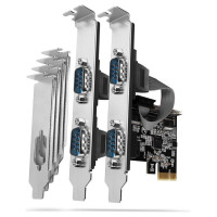 Axagon NET CARD PCIE 250KBPS 4PORT/SP&LP PCEA-S4N AXAGON
