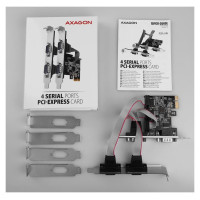 Axagon NET CARD PCIE 250KBPS 4PORT/SP&LP PCEA-S4N AXAGON