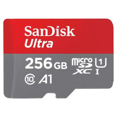 Sandisk Ultra microSDXC 256GB + SD Adapter 150MB/s A1 Class 10 UHS-I