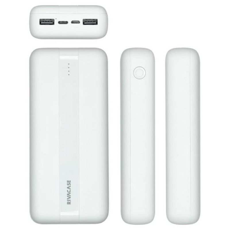 Rivacase POWER BANK USB 20000MAH/VA2081 WHITE RIVACASE