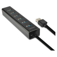 Axagon I/O HUB USB3.0 7PORT CHARGING/W/AC 1.2M HUE-SA7BP AXAGON
