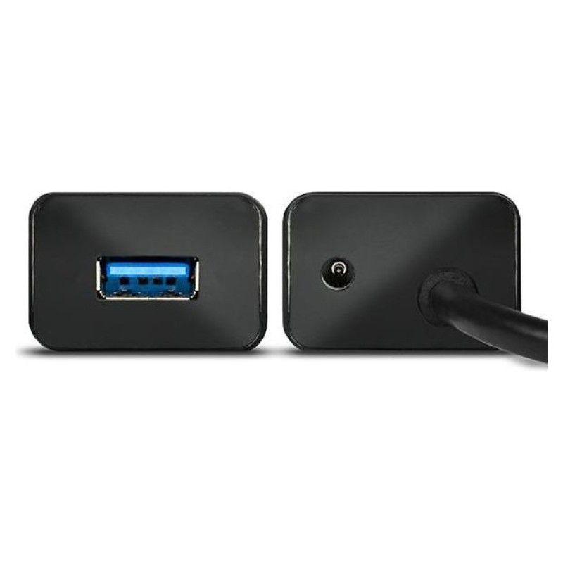 Axagon HUE-SA7BP 7x USB3.0 ALU Charging Hub Incl. AC Adapter, Black