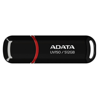 Adata MEMORY DRIVE FLASH USB3 512GB/BLACK AUV150-512G-RBK ADATA