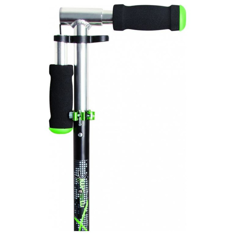 Muuwmi Aluminium Scooter skrejritenis 125 mm, melns/zaļ&scaron; - AU 346