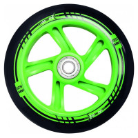 Muuwmi Aluminium Scooter skrejritenis 125 mm, melns/zaļš - AU 346