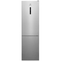 Electrolux ledusskapis ar saldētavu apakšā, 201 cm, sudraba - LNT7ME36X3