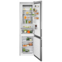 Electrolux ledusskapis ar saldētavu apakšā, 201 cm, sudraba - LNT7ME36X3