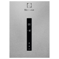 Electrolux ledusskapis ar saldētavu apakšā, 201 cm, sudraba - LNT7ME36X3
