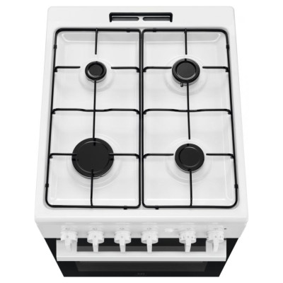 Electrolux gāzes plīts, 50cm, balta - LKG500013W