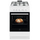 Electrolux gāzes plīts, 50cm, balta - LKG500013W