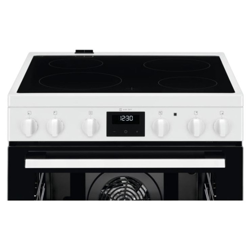 Electrolux elektriskā plīts ar elektrisko cepe&scaron;krāsni, balta - LKR64023AW