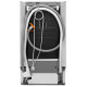 Electrolux trauku mazgājamā mašīna (iebūv.), balta, 45 cm - EEM43211L