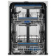 Electrolux trauku mazgājamā mašīna (iebūv.), balta, 45 cm - EEM43211L