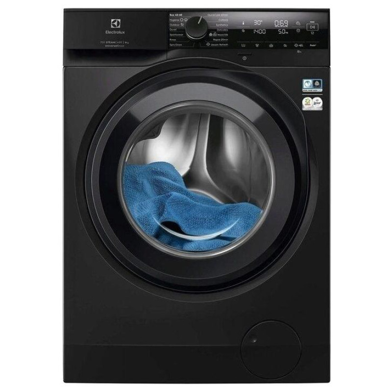 Electrolux veļas mazg.ma&scaron;īna(front.ielāde), 9 kg, melna - EW7FG4492UDE