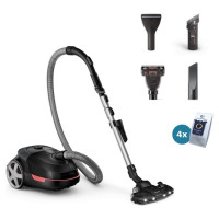 Philips 6000 series putekļsūcējs ar maisu, 900W, melns - XD6142/12