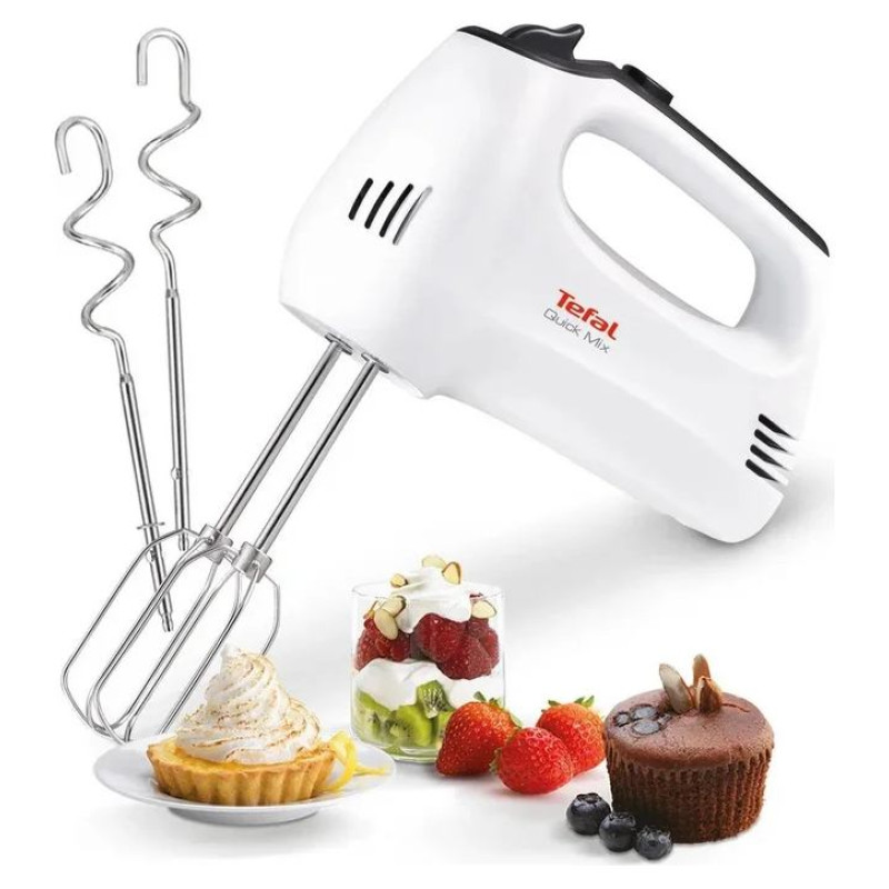 Tefal mikseris Quick Mix, 300W+turbo, balts - HT3101