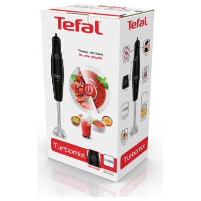 Tefal rokas blenderis Turbomix 350W, melns/nerūsējo&scaron;ais tērauds - HB1218