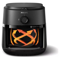 Philips karstā gaisa katls, 1500W, 4.2L, melns - NA120/00