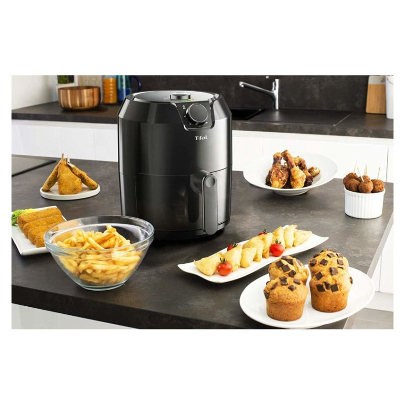 Tefal karstā gaisa friteris, Easy Fry Classic, melna - EY2018