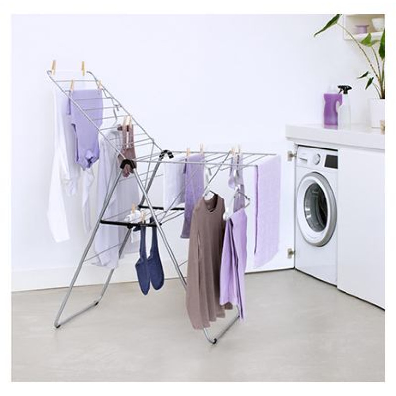 Brabantia HangOn veļas žāvētājs, 20m, Mettallic Grey - 403422