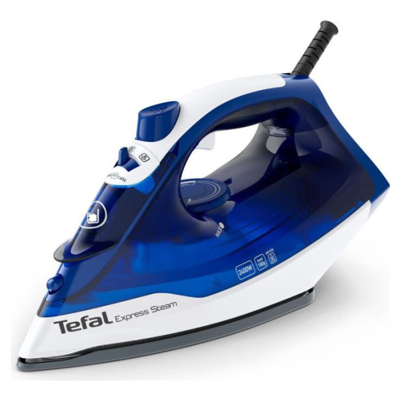 Tefal Express gludeklis, 2400W, zils - FV2838E0