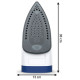 Tefal Express gludeklis, 2400W, zils - FV2838E0