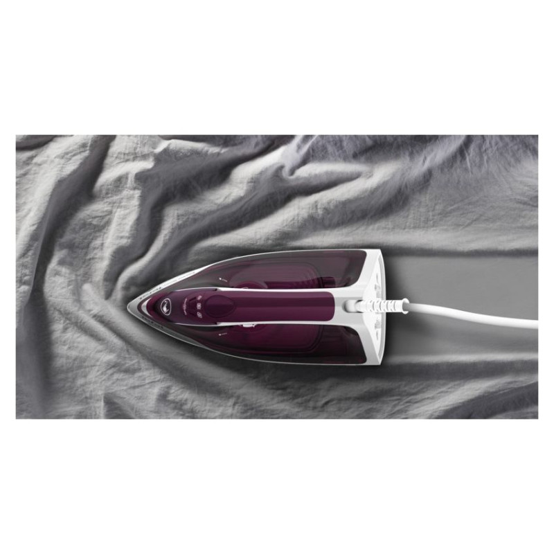 Tefal Express gludeklis, 2400W, violets/balts - FV2835E0