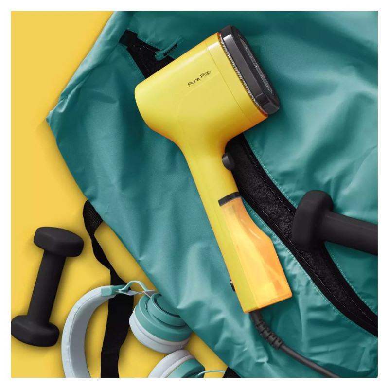 Tefal Pure Pop rokas tvaika gludinā&scaron;anas ierīce, 1300W, dzeltens - DT2026E1