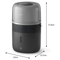 Philips 5000 sērijas gaisa mitrinātājs, tumši pelēks - HU5710/03