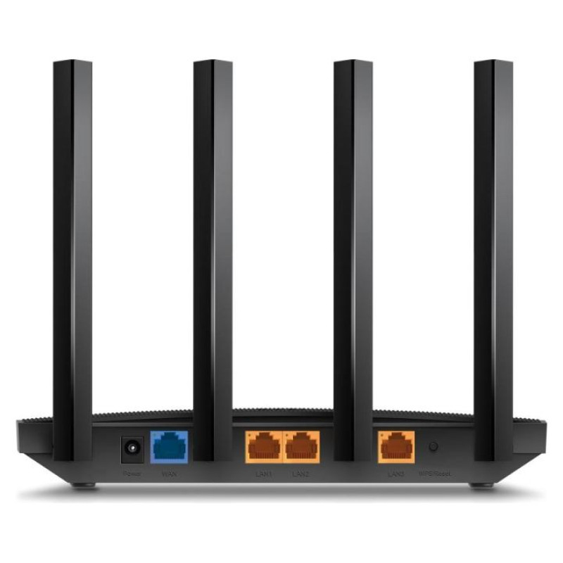 Tp-Link Wireless Router|TP-LINK|Wireless Router|1500 Mbps|Wi-Fi 6|1 WAN|3x10/100/1000M|Number of antennas 4|ARCHERAX12
