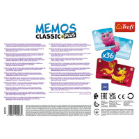Trefl Memo Classic Plus Piemīlīgie monstriņi