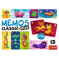 Trefl Memo Classic Plus Piemīlīgie monstriņi