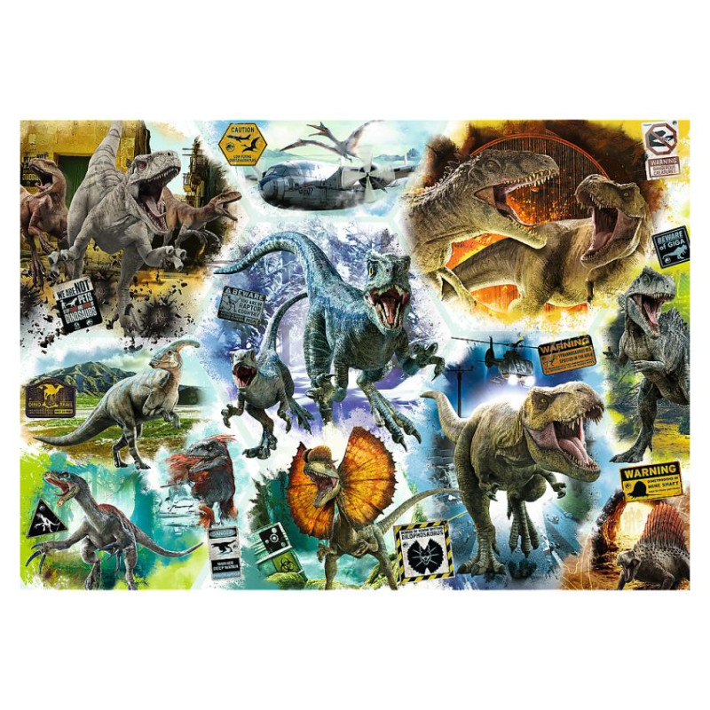 Trefl JURASSIC WORD Puzle, 1000 gab.
