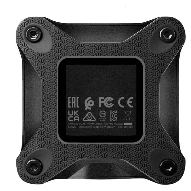 Adata External SSD|ADATA|SD620|512GB|USB 3.2|Write speed 460 MBytes/sec|Read speed 520 MBytes/sec|SD620-512GCBK