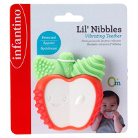 Infantino Lil´ nibbles Vibrējošais zobgrauznis ābols