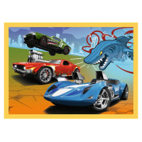 Trefl HOT WHEELS Pužļu komplekts 4 in 1