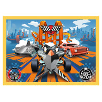 Trefl HOT WHEELS Pužļu komplekts 4 in 1