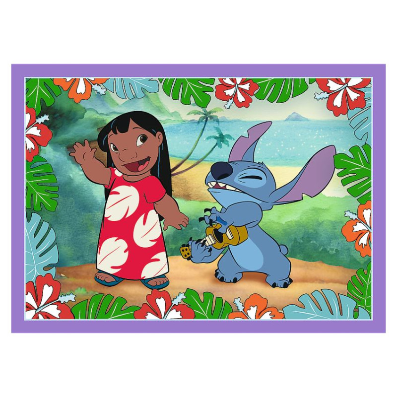 Trefl DISNEY STITCH Pužļu komplekts 4in1