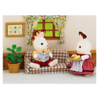 Sylvanian Families Šokolādes trušu tēvs ar dīvānu