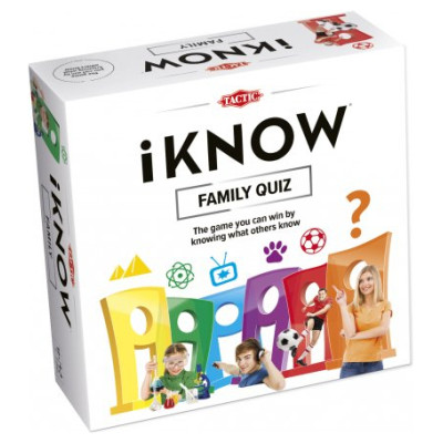 Tactic Galda spēle "I KNOW", ģimenes viktorīna (Latvie&scaron;u val.)