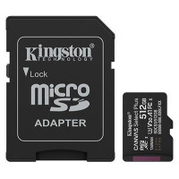 Kingston MEMORY MICRO SDXC 512GB UHS-I/W/ADAPTER SDCS3/512GB KINGSTON
